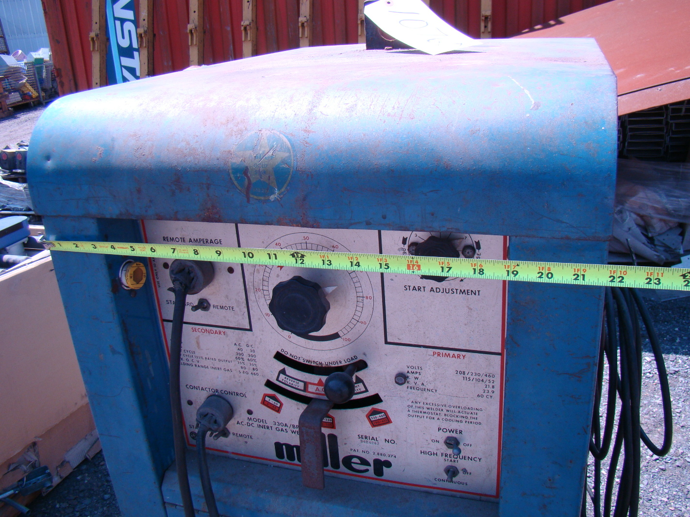 Miller GOLDSTAR AC/DC Inert Gas Welder TIG/STICK 330A/BP 208/230/460