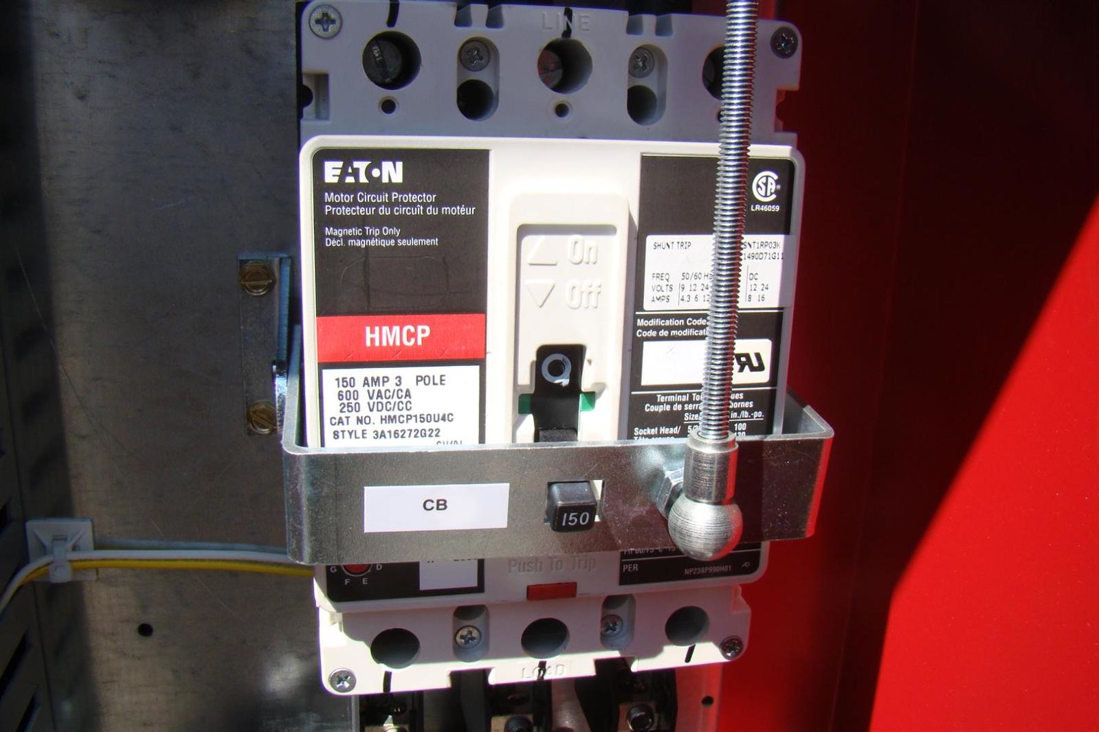 Eaton Electric Fire pump controller 100HP 500psi 3PH 120V FD40100DL1
