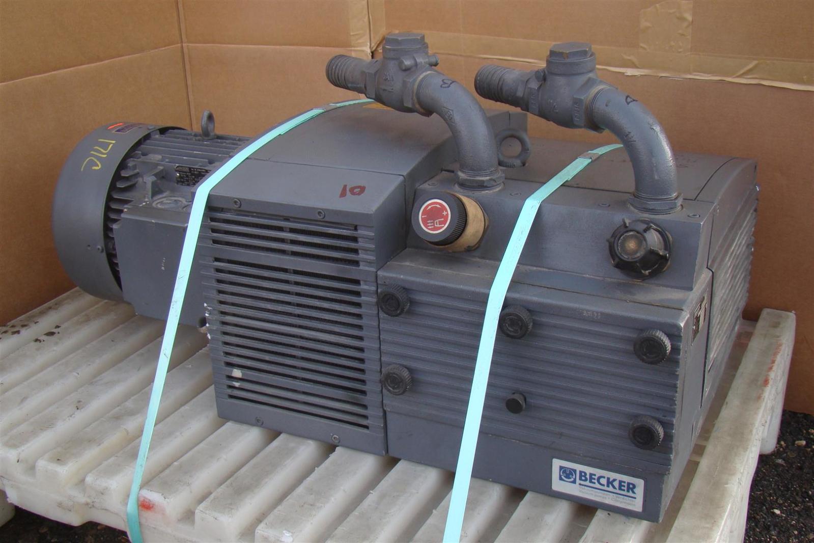 BECKER OILLESS STICHER PUMP MOTOR 50HZ, 440V 5.4KW DVT 3.140 eBay