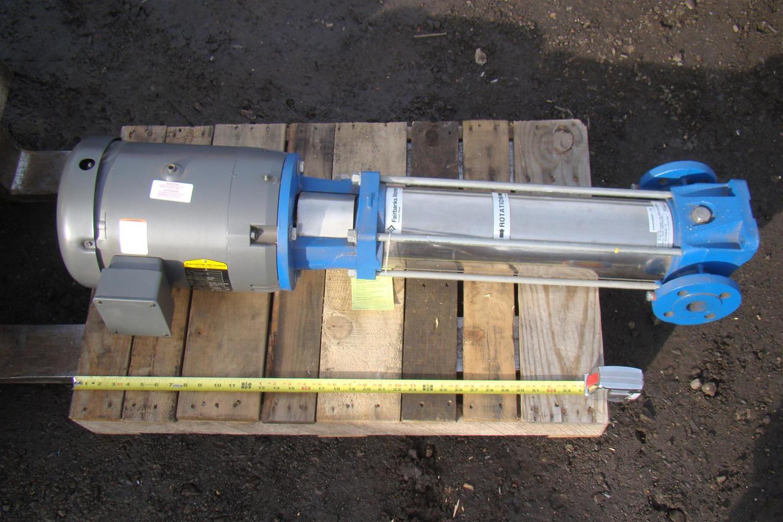 Fairbanks Morse Pentair Water 7.05hp Pump PVM4190 1+1/4 360psi eBay