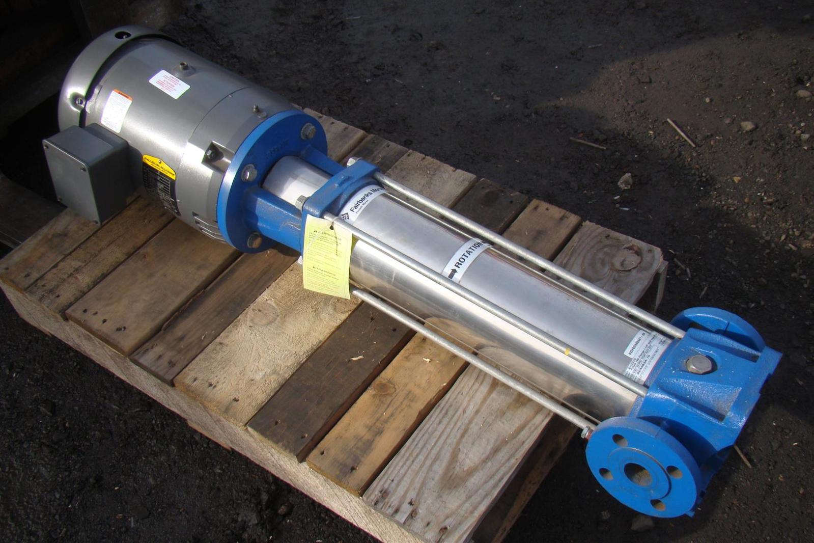 Fairbanks Morse Pentair Water 7.05hp Pump PVM4190 1+1/4 360psi eBay