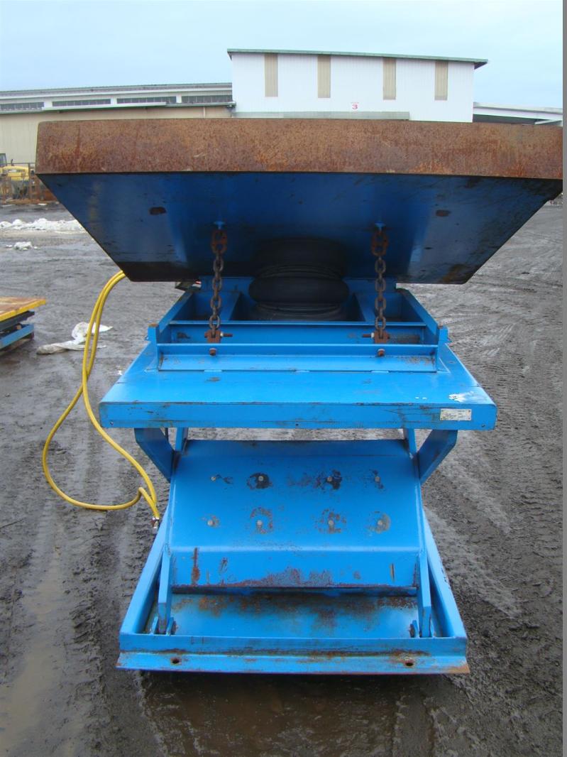 AIR CASTER CORP AIR LIFT/TILT TABLE MODEL 101503 4000LB CAPACITY