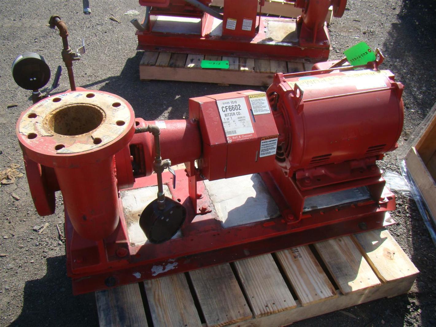 Bell and Gossett 5x6" 20 HP 230/460 Volt Centrifugal Pump Series 1510