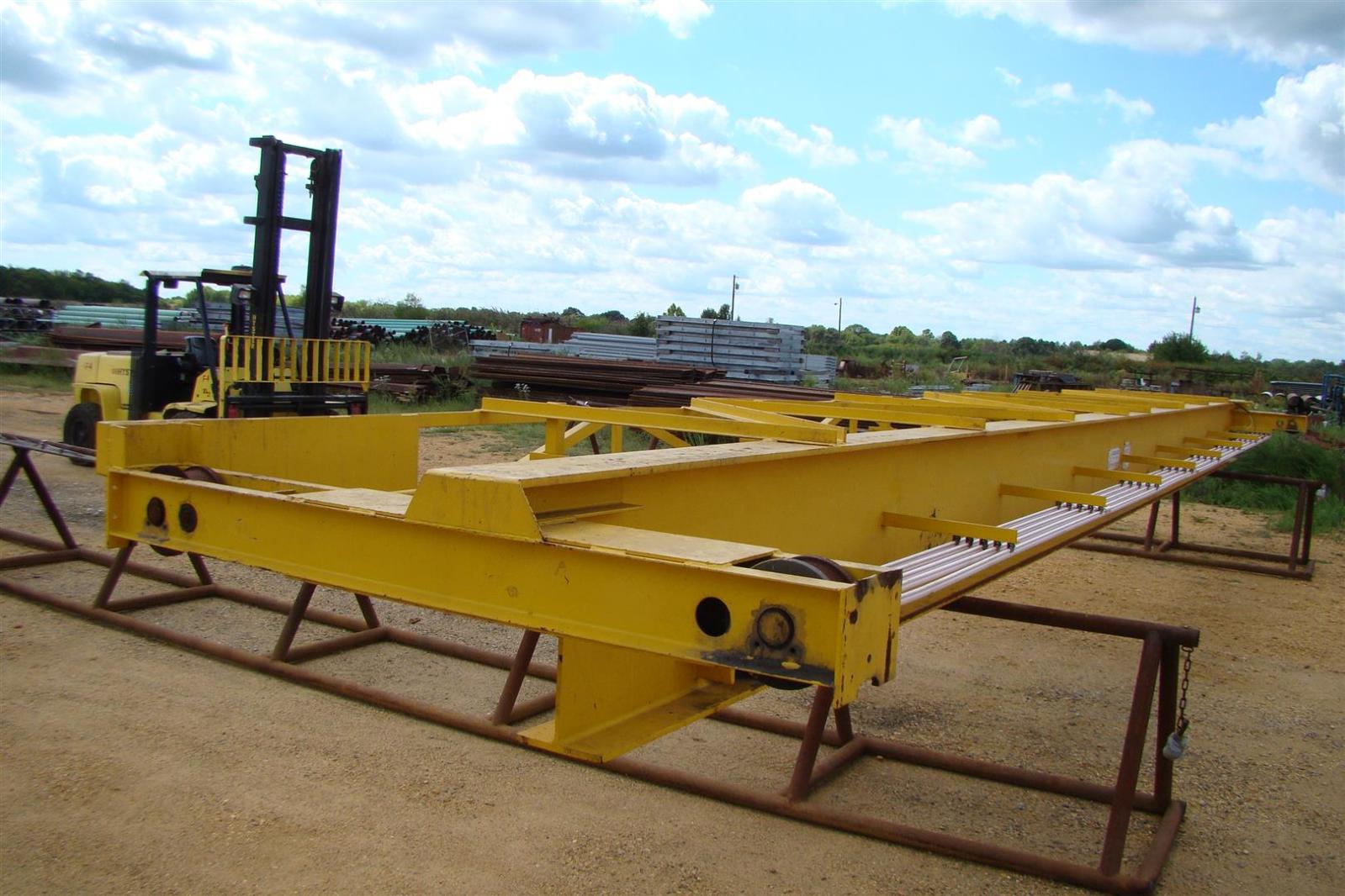 Anchor 10 TON Bridge Crane 45' Top Running & ShawBox 460v 3PH Overhead