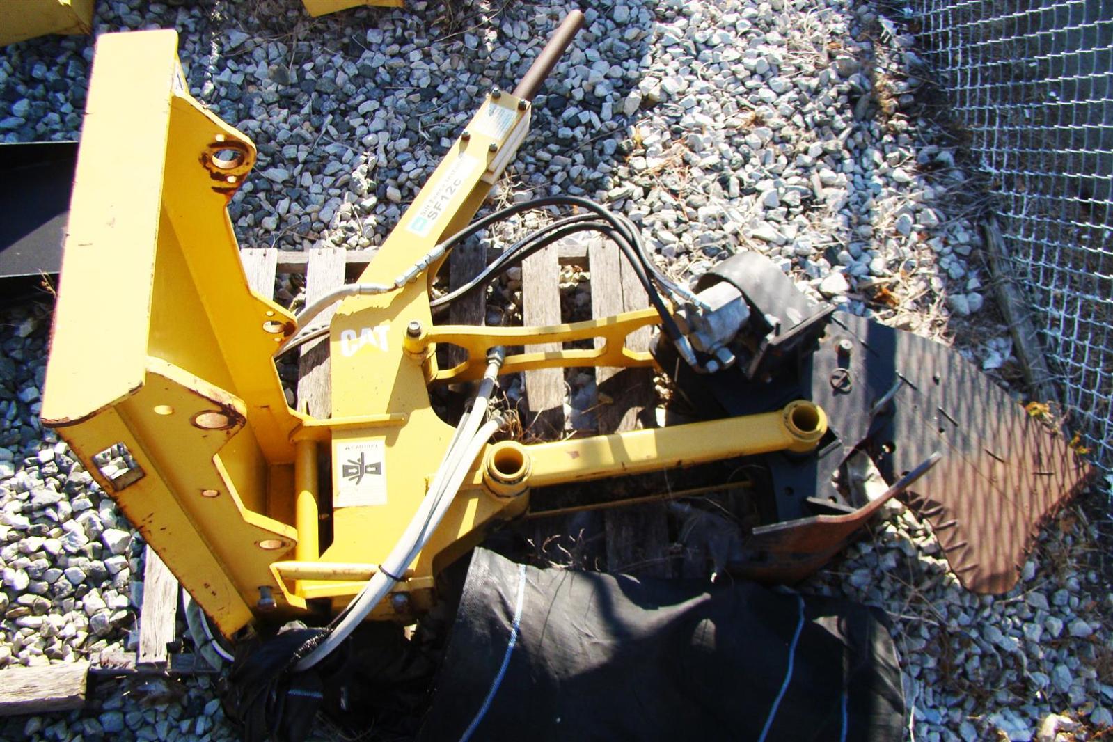 CAT Imx Caterpillar SF12C Silt Fence Installer Quick Attach Skid Steer