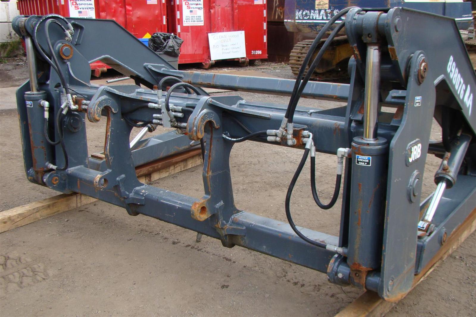 JRB Pipe Clamp Grapple Forks Pipe/Pole DTCPF 106x60 for Deere 544 Wheel Loader eBay