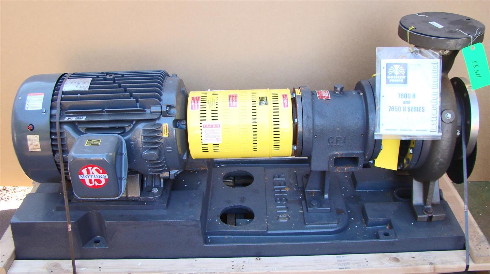 Gusher 75 HP 230/460 Volt Stainless Centrifugal Pump Model PCL6x813SEH