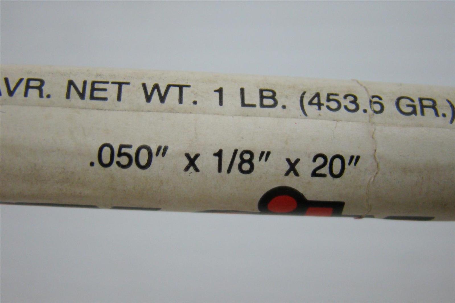 Harris StaySilv 15 Brazing Rod .05" x 1/8" x 20" Silver Alloy 1 LB