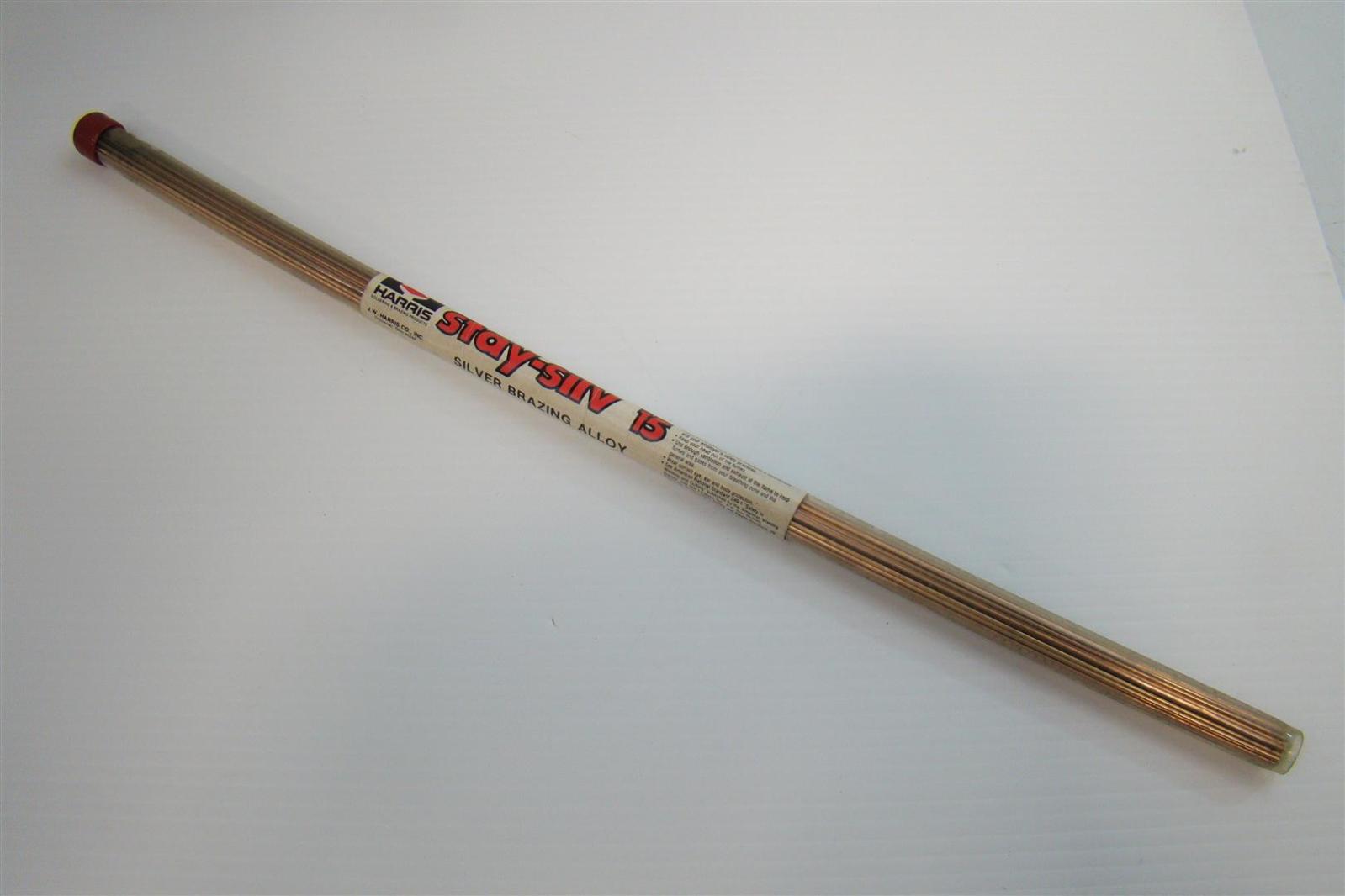 Harris StaySilv 15 Brazing Rod .05" x 1/8" x 20" Silver Alloy 1 LB