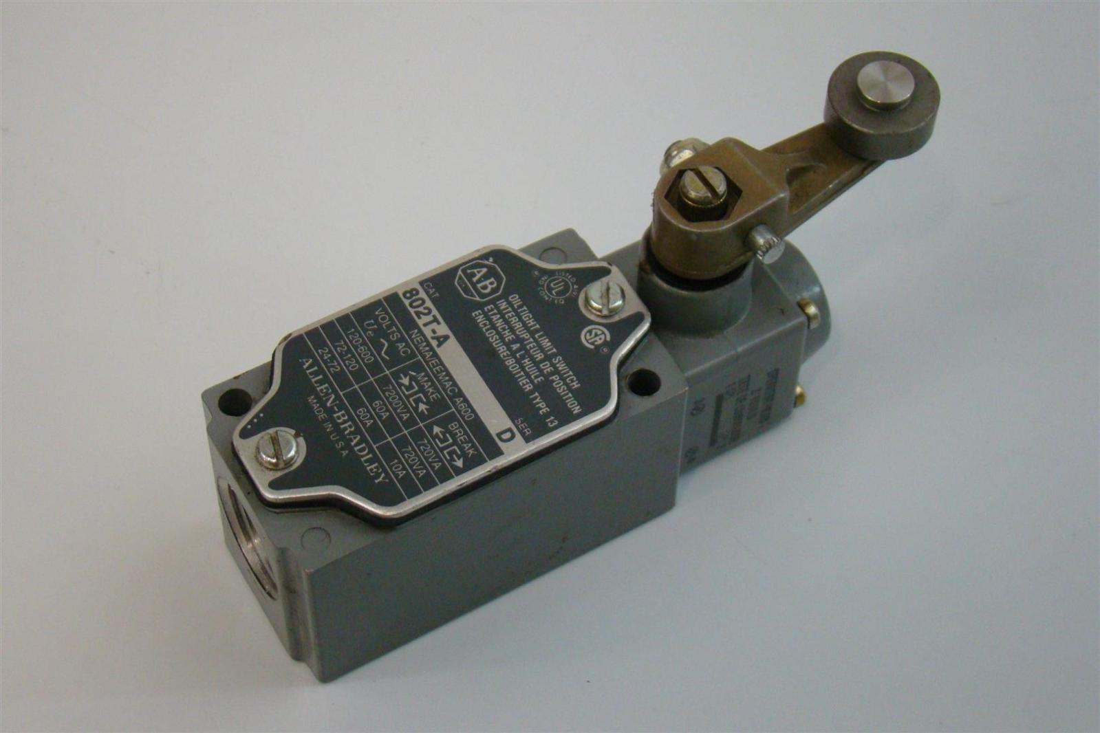 Allen Bradley Oiltight Limit Switch 802TA eBay