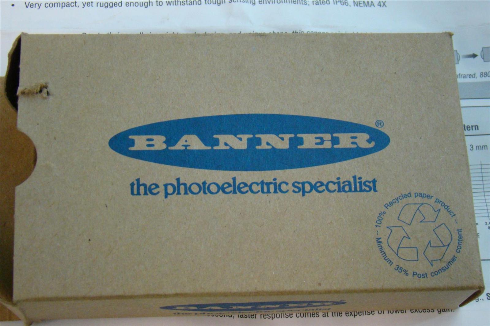 Banner Engineering Corp MplsMN 55441 D10039A SE61T 26107 eBay