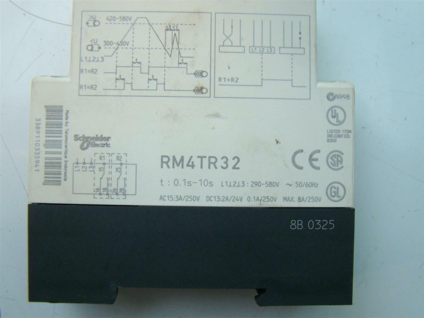Telemecanique 8A/250V 50/60Hz RM4TR32 | eBay