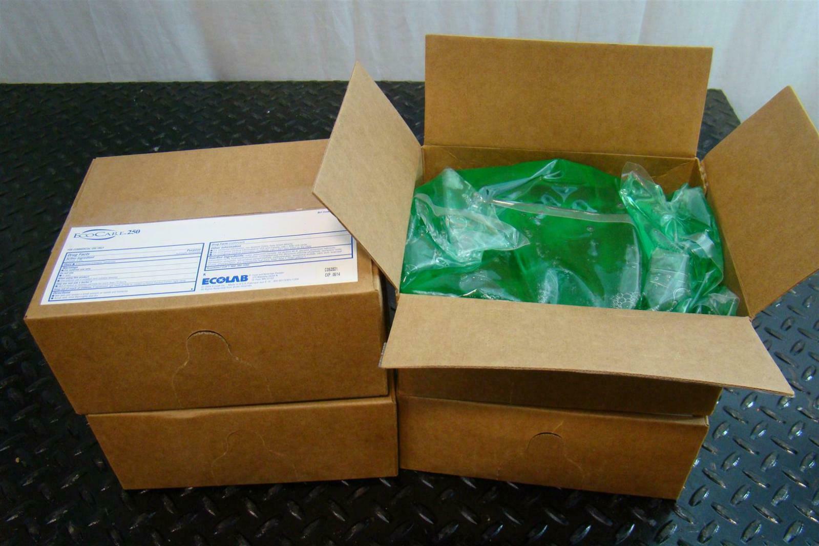 (4) EcoLab EcoCare250 One Step Hand Cleaner/Sanitizer 48717 eBay