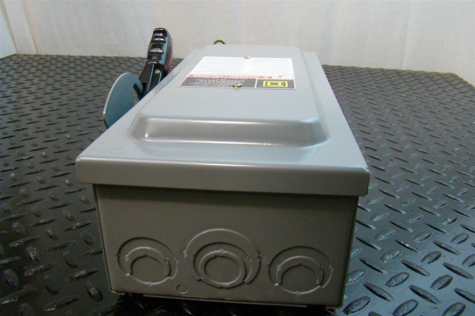 Square D Heavy Duty Safety Switch 60A 240VAC fused H222N eBay