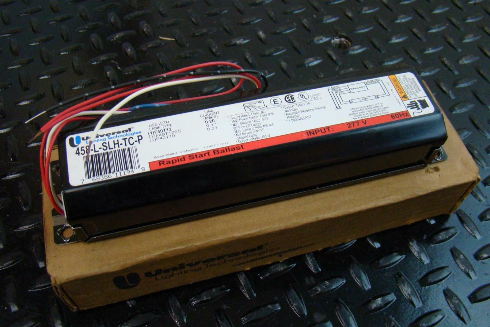 Universal Lighting Technologies F40T12 Ballast 277V 60Hz 458LSLHTCP