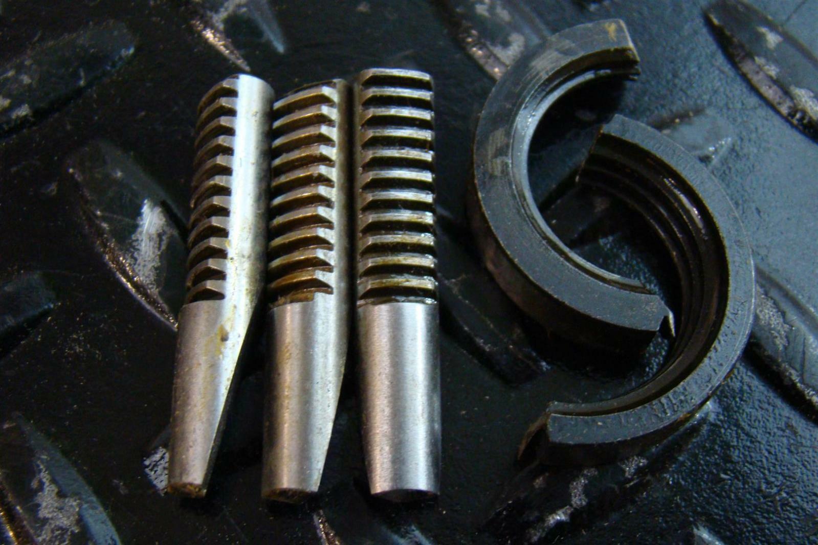 Jacobs Chuck One Set of Jaws and One Threaded Nut 02512 7814 2A2B U2