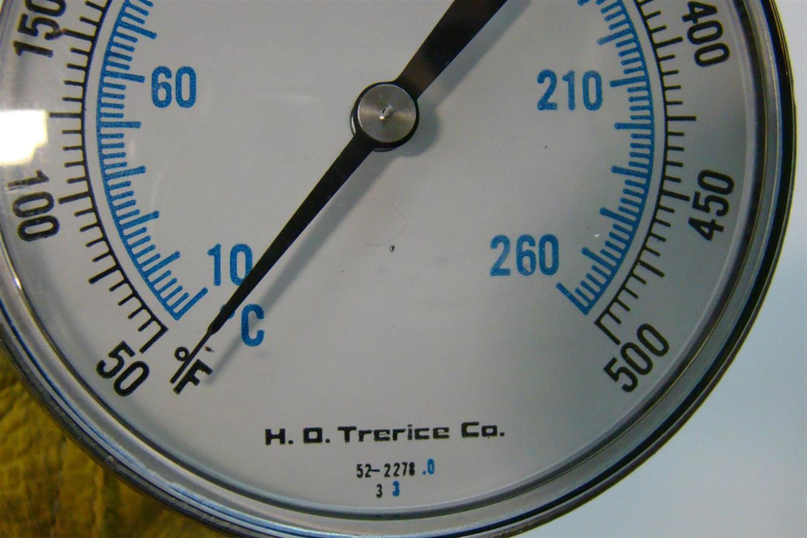 H.O. Trerice Co. Gauge BiMetal Dial Thermometer 522278.0 33 GM00011