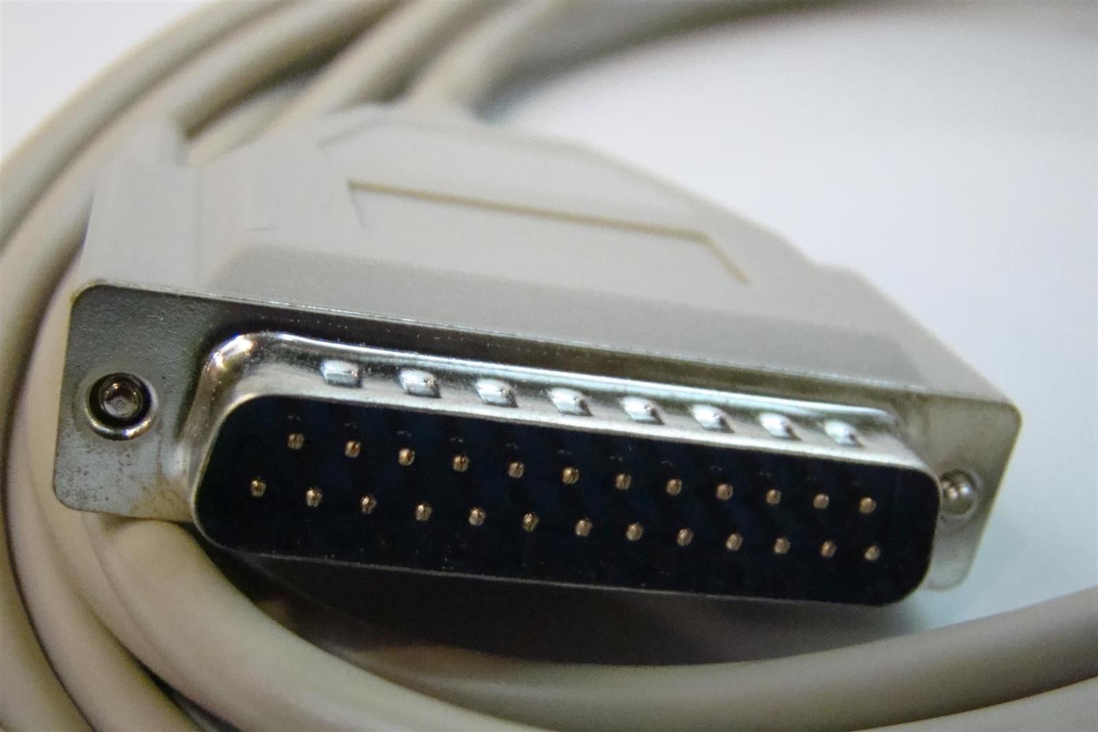 Hayes Cable 10ft Modem Null Modem StraightThru Data Cable DB9, DB25