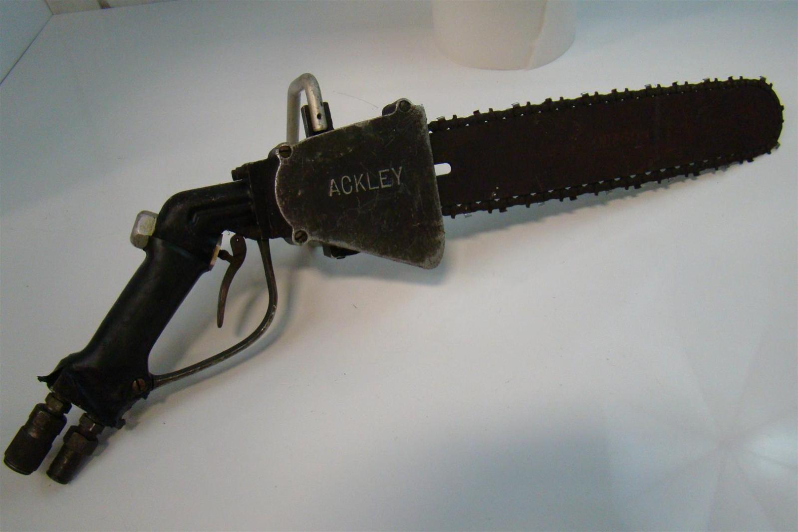 Ackley Hydraulic 16" Chainsaw w/ Hyrevz Hydraulic Motor 7H 4163 eBay