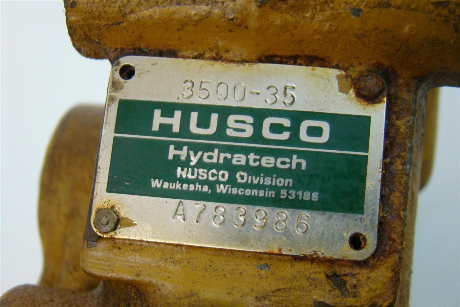 Husco Hydratech Hydraulic Control Valve 350035 A783986 eBay