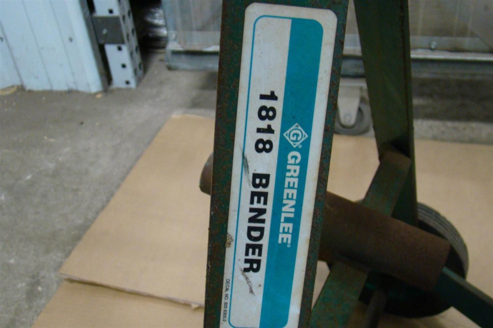 Greenlee Mechanical Conduit Bender 1818 eBay