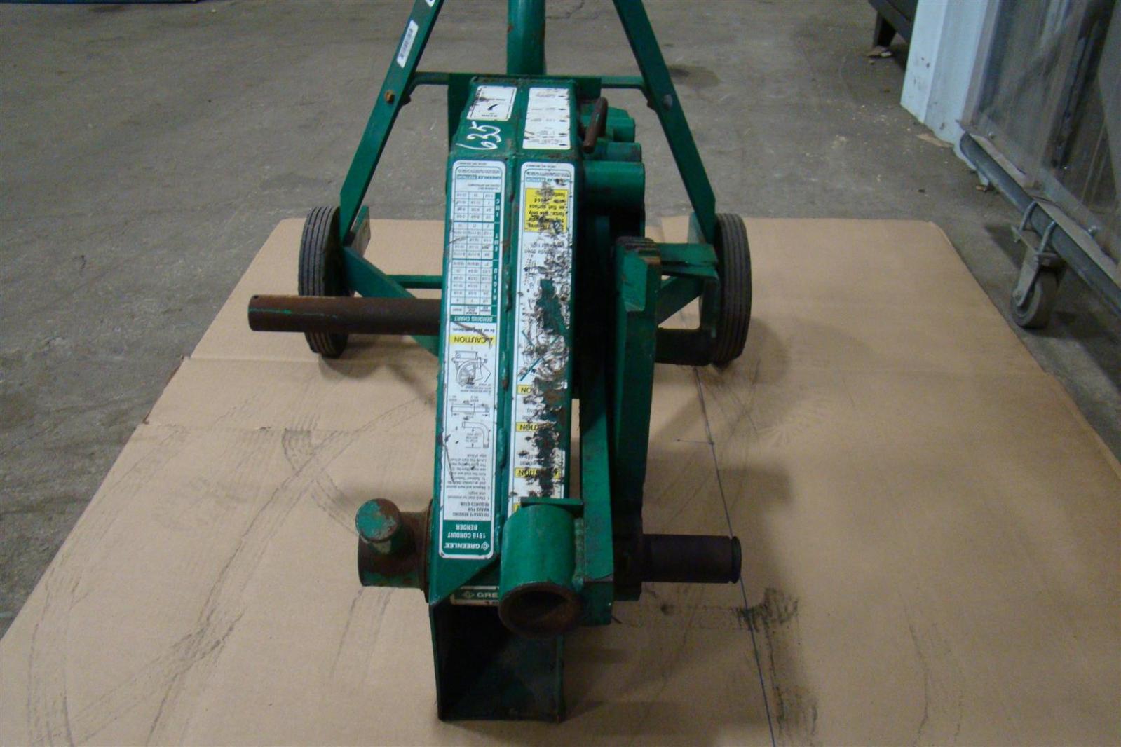 Greenlee Mechanical Conduit Bender 1818 11/4", 11/2", 2" EMT eBay