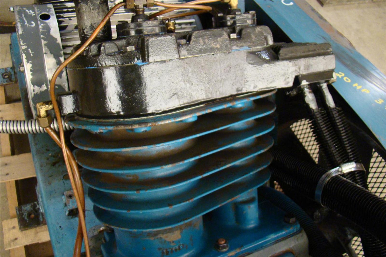 20HP Air Compressor Unit, No Tank, 230/460V 3PH 1750RPM 1518535