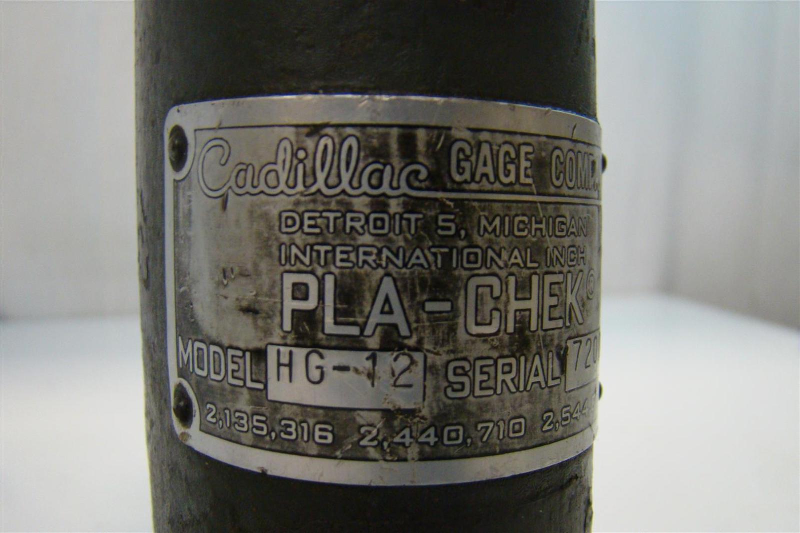 Cadillac Gage Company PlaChek Height Gauge HG12 eBay
