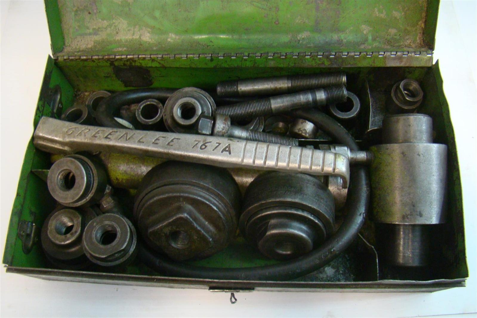Greenlee Hydraulic Knockout Punch Set 1/2"3" 767A eBay