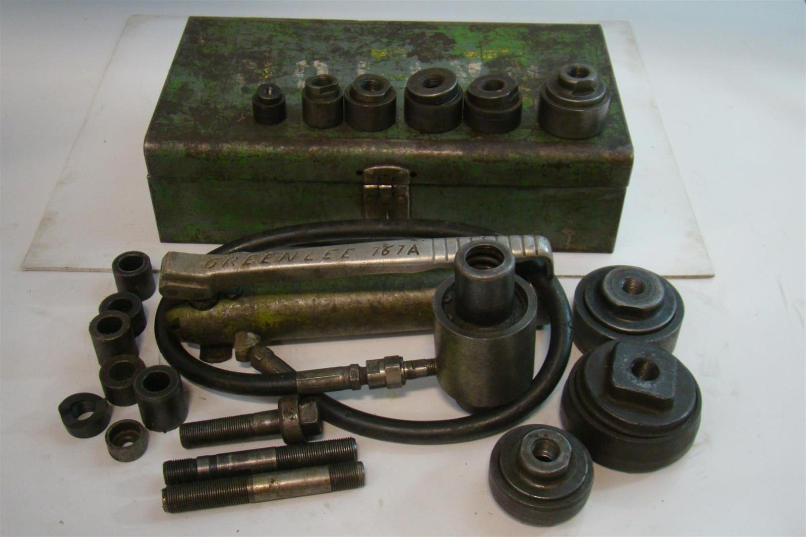 Greenlee Hydraulic Knockout Punch Set 1/2"3" 767A eBay