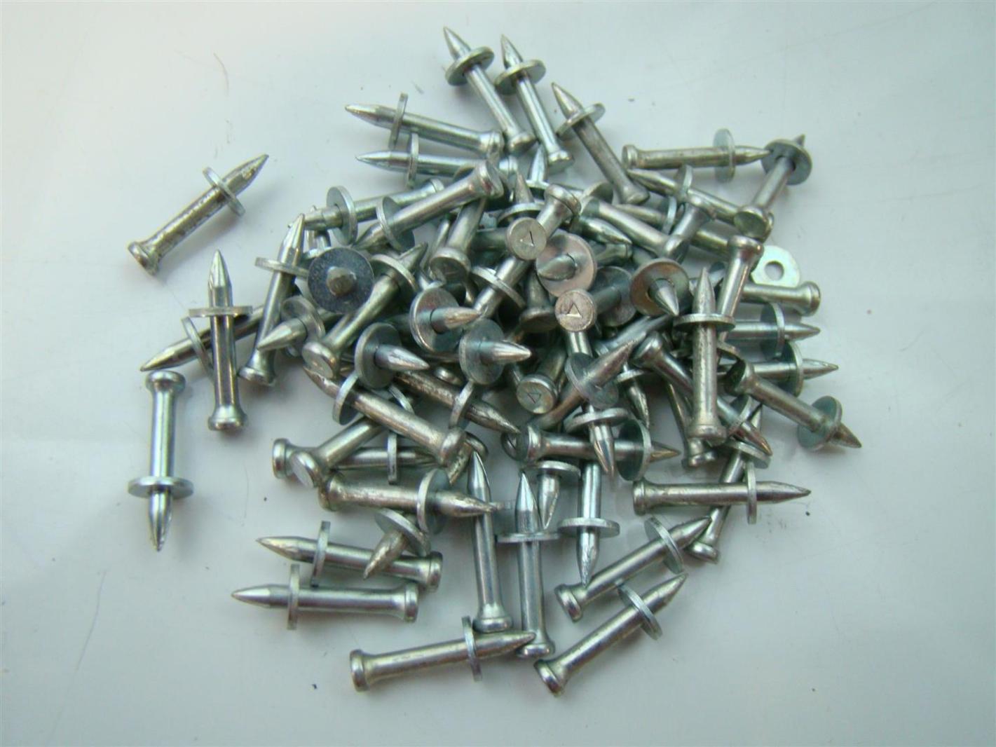 Uniset Fastening Systems Power Actuated Fasteners 1/4" x 1" P100H eBay