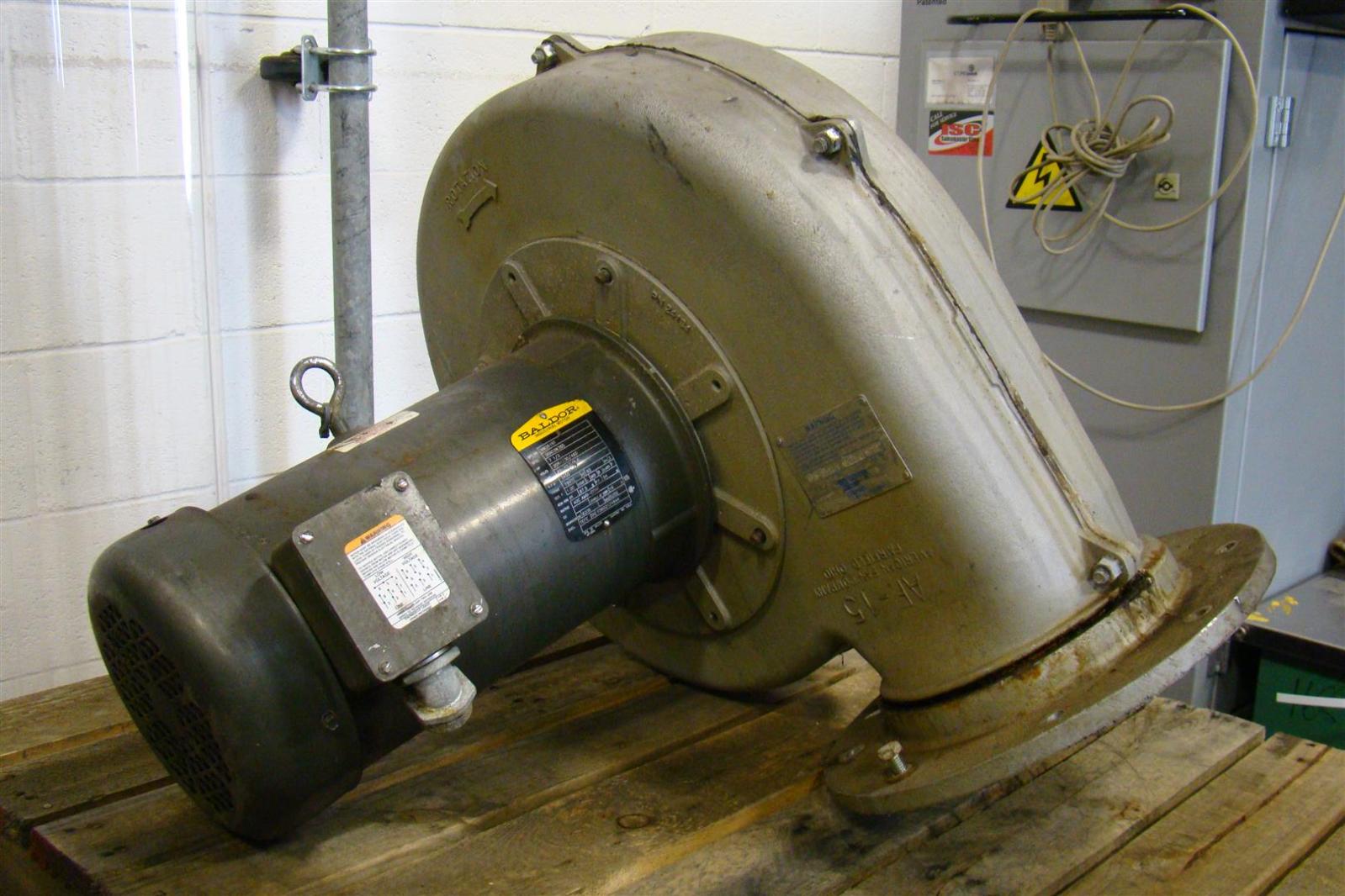 American Fan Company 71/2HP Blower 3Phase AF15 eBay