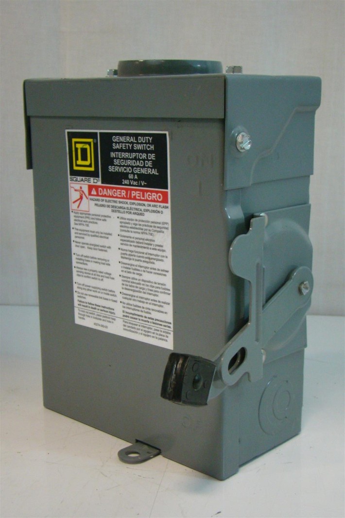 Square D Safety Switch 3R Enclosure Rainproof 60Amps 60Hz DU322RB eBay