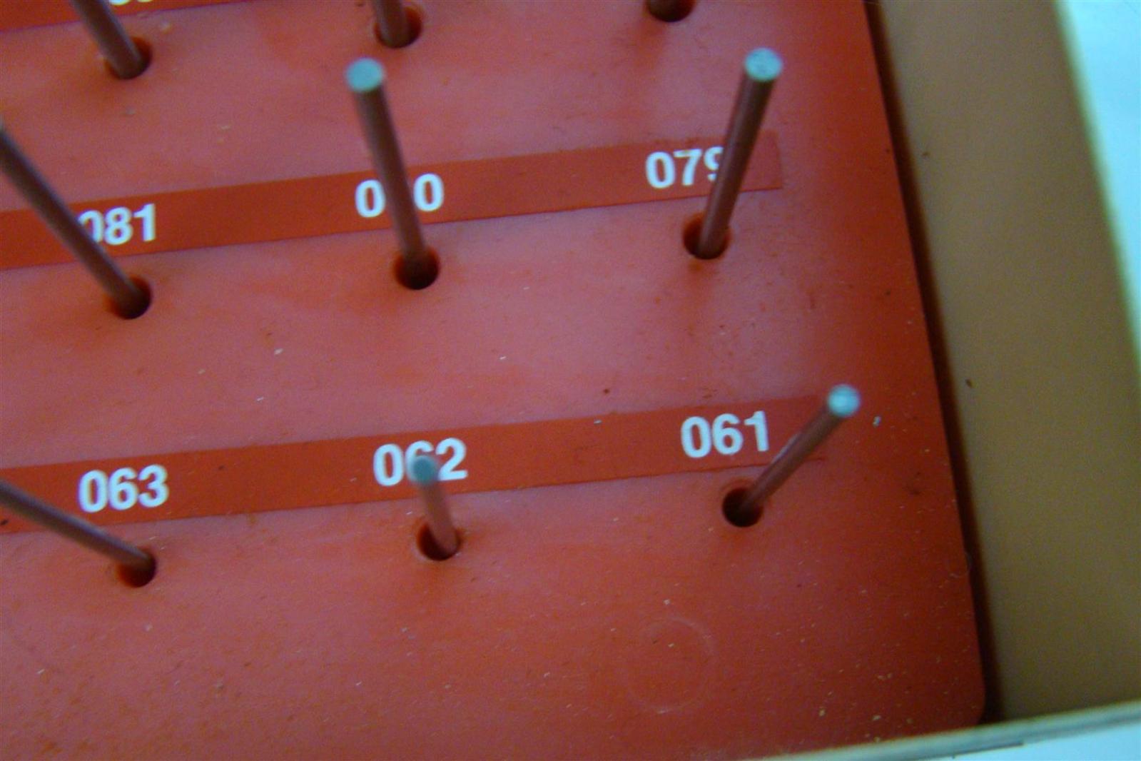 Vermont Pin Gage Set .061/.250 Minus B Series