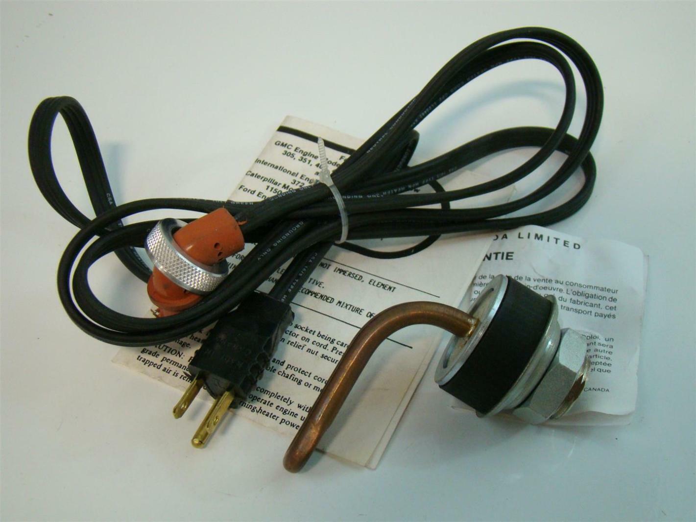 Napa Heavy Duty Block Heater 6051556 eBay