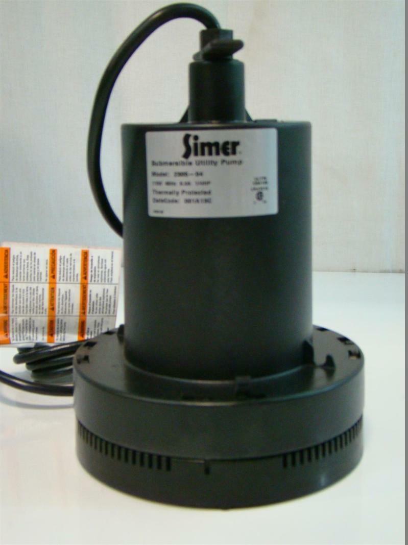 Simer Submersible Utility Pump 115V 6.0A 1/4HP 230504 eBay