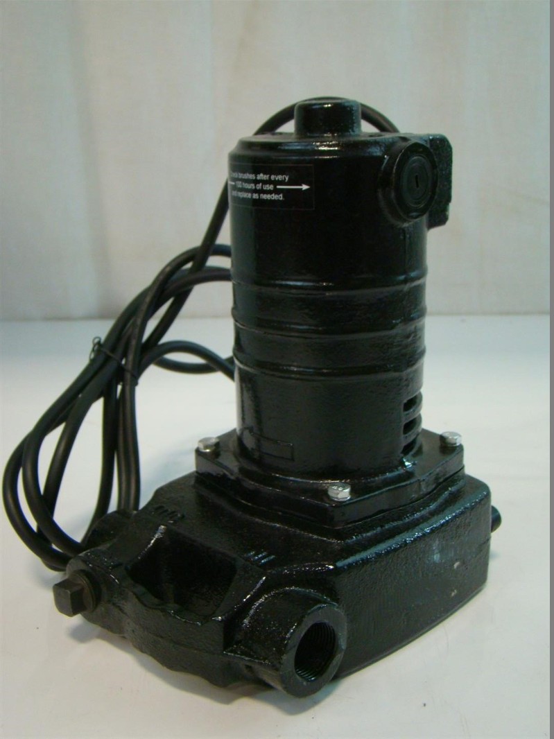 Portable Utility Pump 120V 8.4A 1500GPH 25 GPM 3/4"In 6'10" Cord