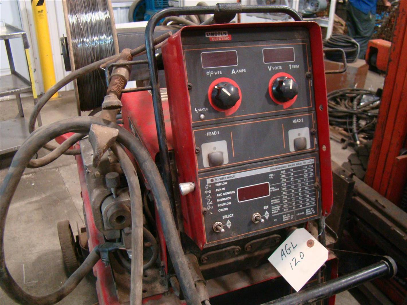 Lincoln Power Wave Advance Process Welder 455 /STT w/ Power Feed 10