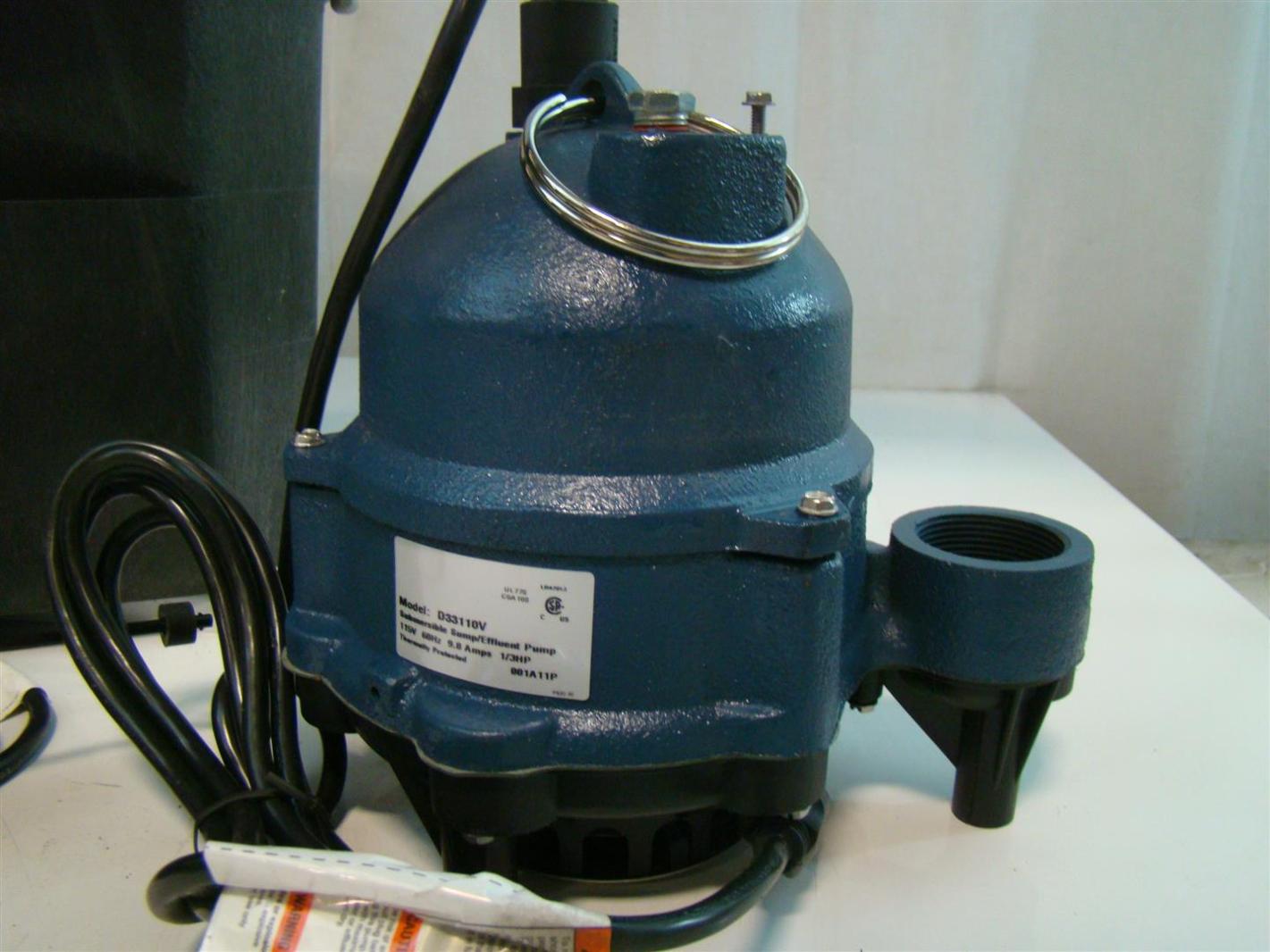 Dayton 4RK74B Sink Pump System 115V 1/3HP 001A11P D33110V 1005825 eBay