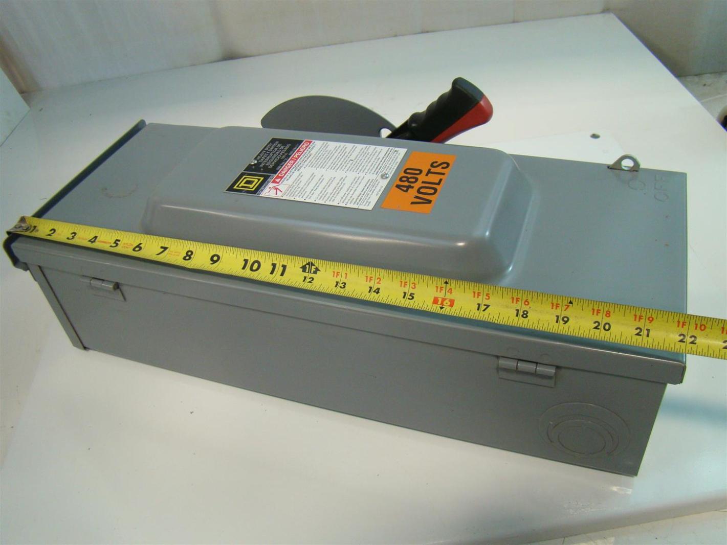 Square D Heavy Duty Safety Switch 100A H363RB eBay