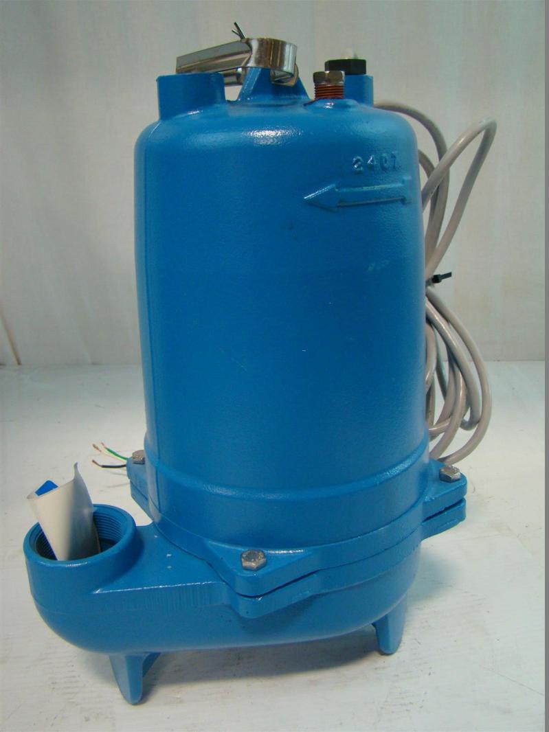 Goulds Pumps Submersible Sewage Pump 1450RPM 7.2Amps 220V 1/3HP WS0329B