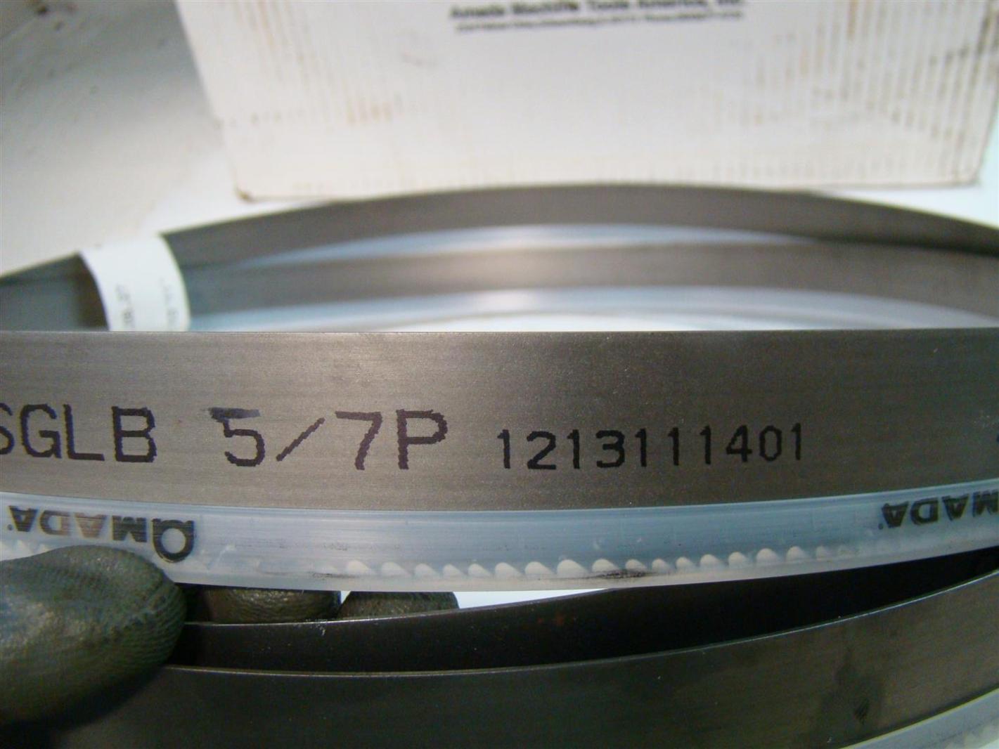 (3) Amada Band Saw Blades SGLB 5/7P 13' 11" 1213111401 eBay