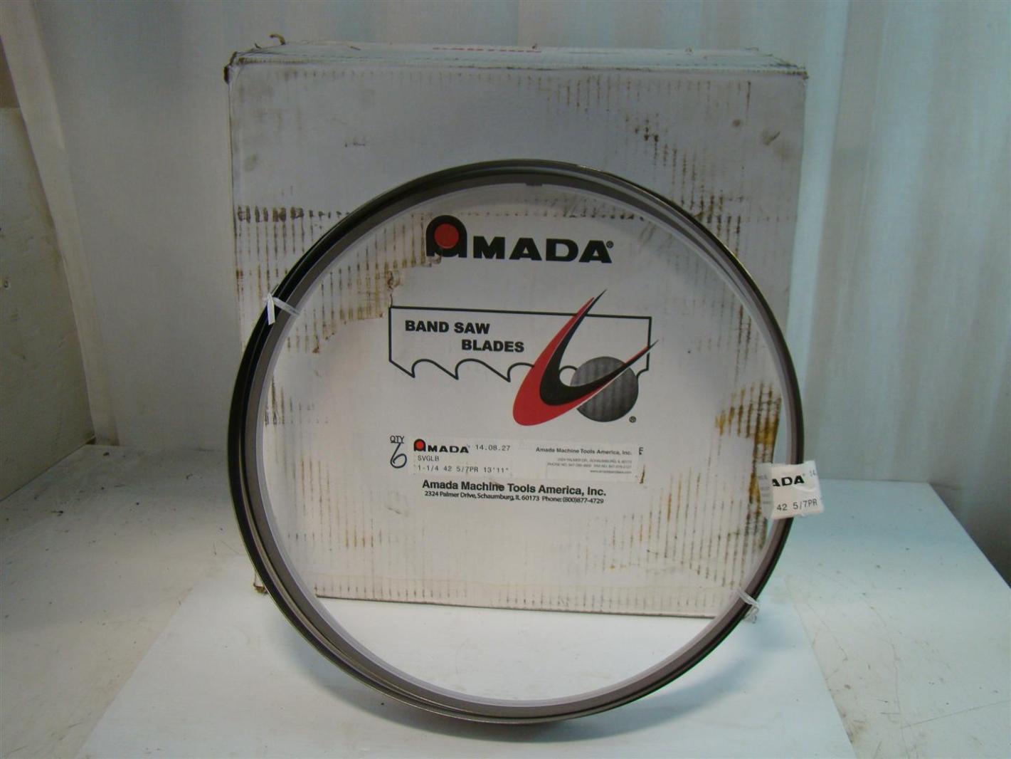 (3) Amada Band Saw Blades SGLB 5/7P 13' 11" 1213111401 eBay