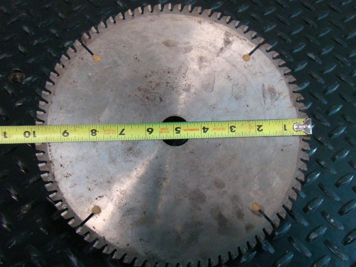 American 10" Circular Saw Blade Plexi Glass Cutting