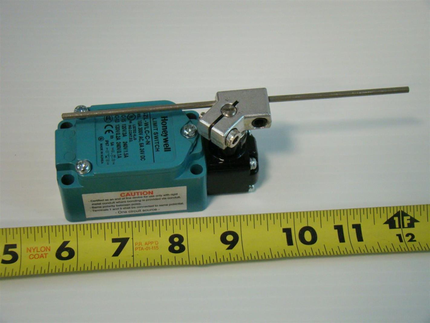 Honeywell Limit Switch 10A 300Vac 6A 24Vdc SZLWLCCN
