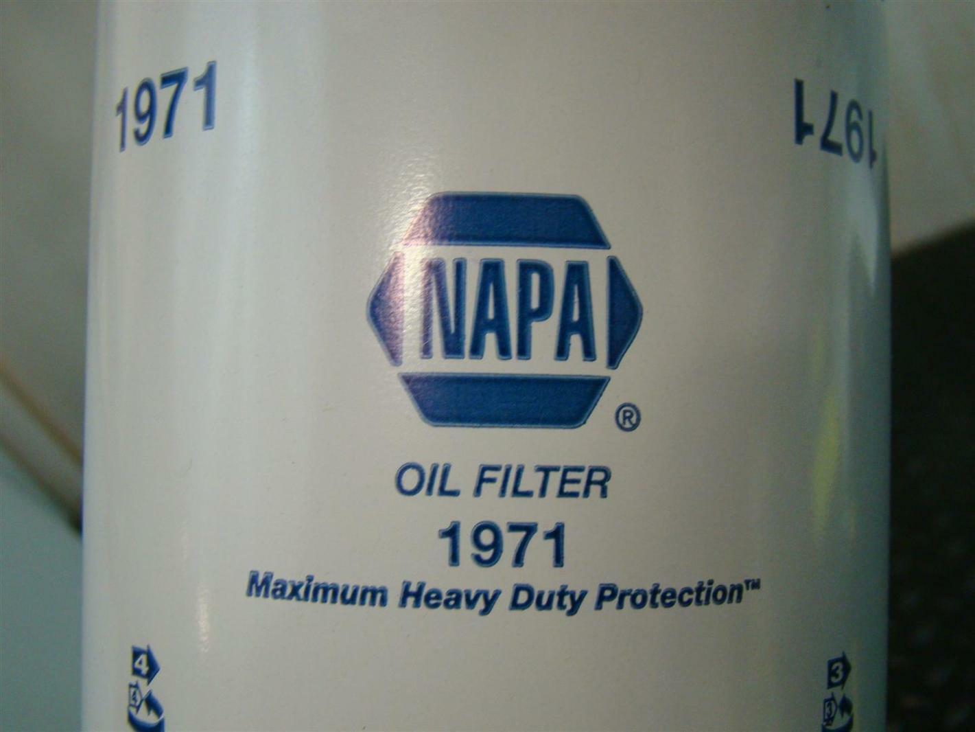 Napa Oil Filter Maximum Series Detroit Series 60 1971 eBay