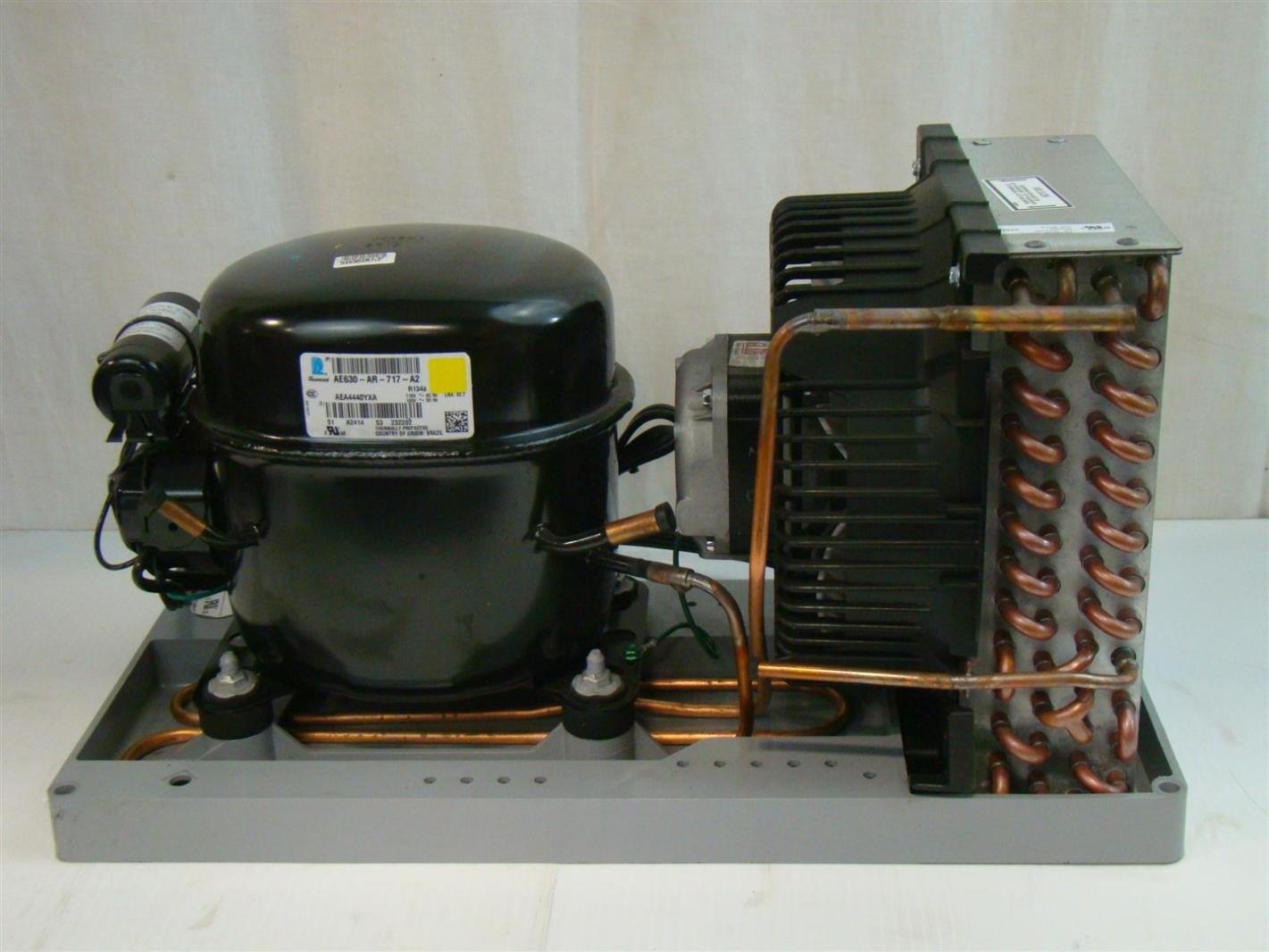 Tecumseh Hermetic Condensing Unit 115V R134a 1/3HP AEA4440YXAGK AE630