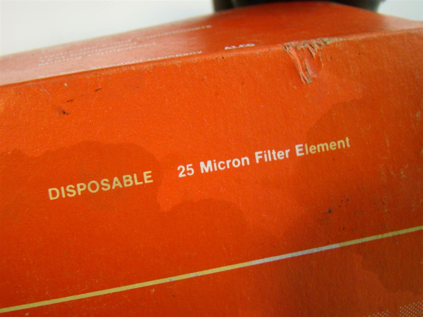 Schroeder Disposable 25 Micron Filter Element K25 eBay