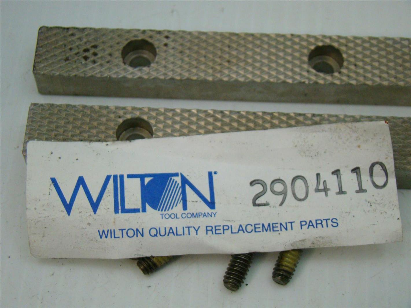 Wilton Replacement Serrated Jaw Inserts For Vises 645, 745, 1750