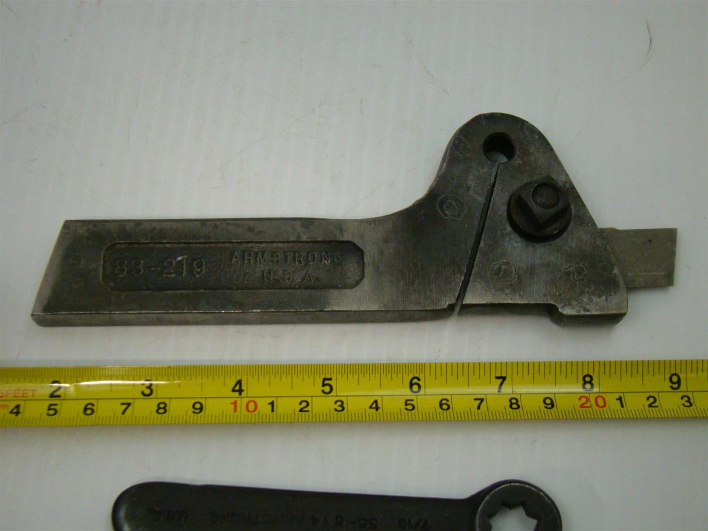 Armstrong Lathe CutOff Tool Holder 1/8" Blade STR 83219 eBay